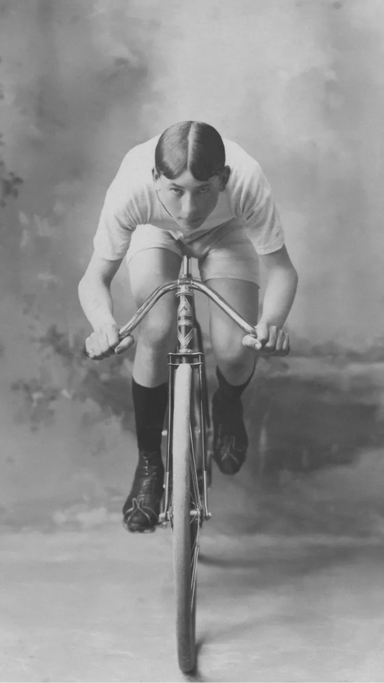 photograph of Alf's when he was a young man